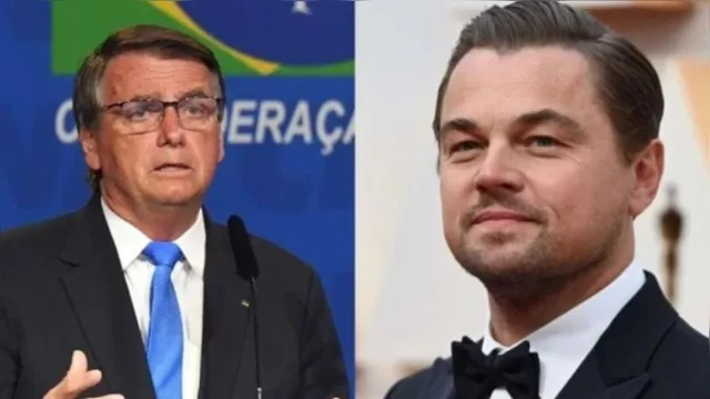 Imagem ilustrativa da notícia Bolsonaro ataca DiCaprio por incentivo a jovens brasileiros