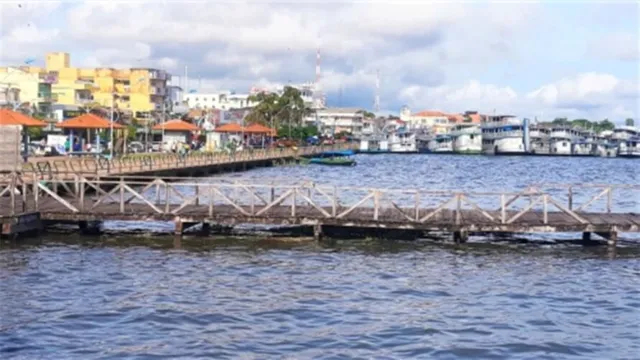 Imagem ilustrativa da notícia Rio Tapajós sobe de nível e alaga parte de Santarém