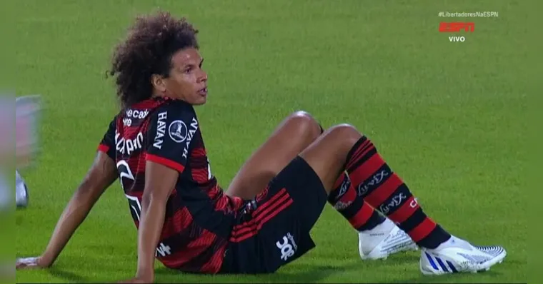 Imagem ilustrativa da notícia Flamengo sofre gol contra bizarro e empata na Libertadores