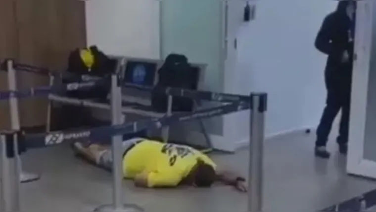 Imagem ilustrativa da notícia Vídeo: seguranças agridem passageiro em aeroporto no Pará
