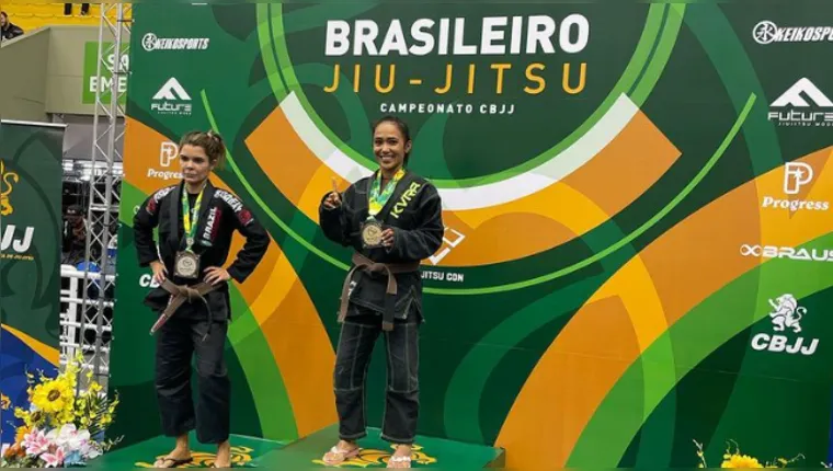 Imagem ilustrativa da notícia Faixa Preta: paraense é campeã brasileira de Jiu-Jitsu