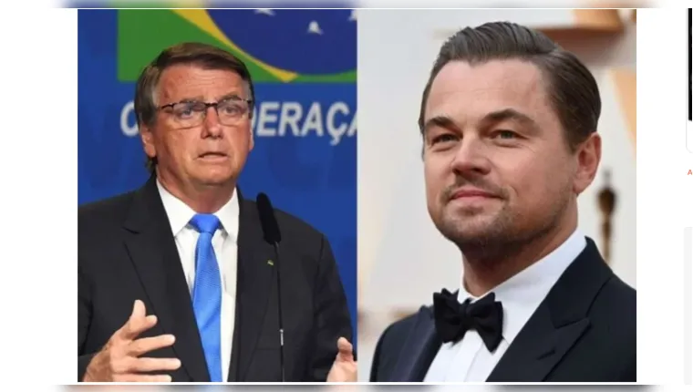 Imagem ilustrativa da notícia Bolsonaro ironiza Leonardo DiCaprio sobre post das eleições