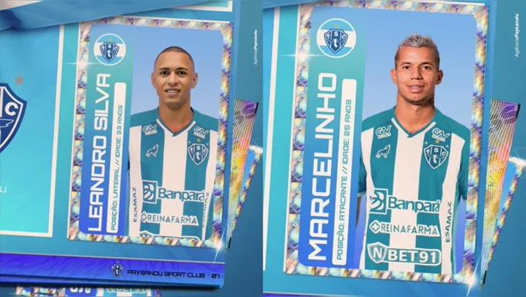 Imagem ilustrativa da notícia Paysandu confirma mais duas contratações para a Série C