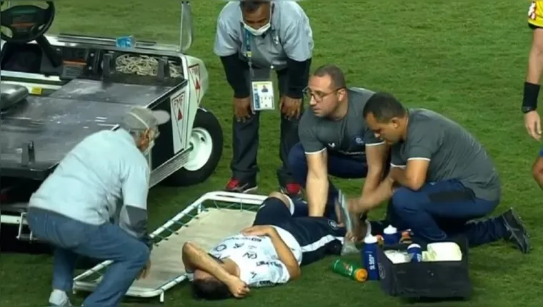 Imagem ilustrativa da notícia Clube do Remo: lesão tira Albano do jogo contra Mirassol 