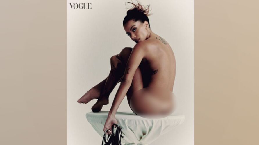 Imagem ilustrativa da notícia: Anitta faz mais história e posa nua na capa da revista Vogue