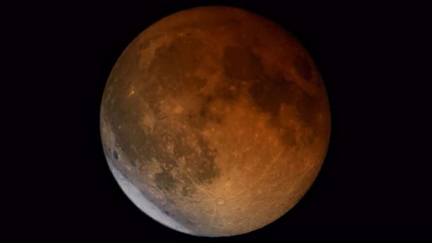 Eclipse lunar total vai deixar a lua avermelhada no dia 16 de maio