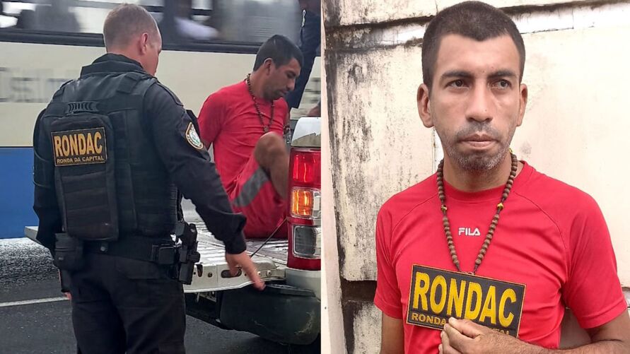 Luis Fernando Pantoja Favacho foi preso em flagrante por importunação sexual.