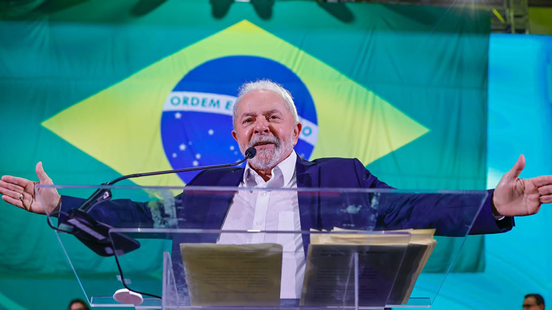 Lula durante o lançamento da chapa
