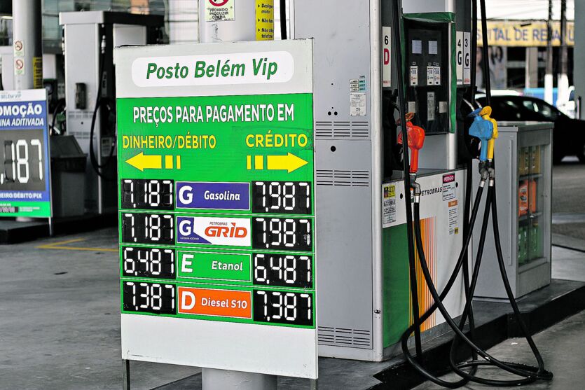No Pará, o diesel está sendo vendido a um preço que varia entre R$ 5,80 e R$ 7,70
