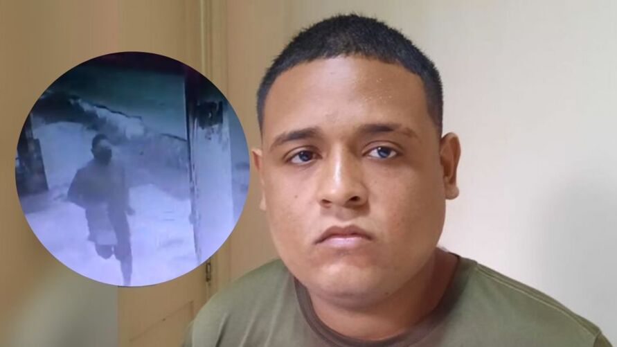 Davisson Luís de Moraes foi preso horas depois de ter cometido o crime