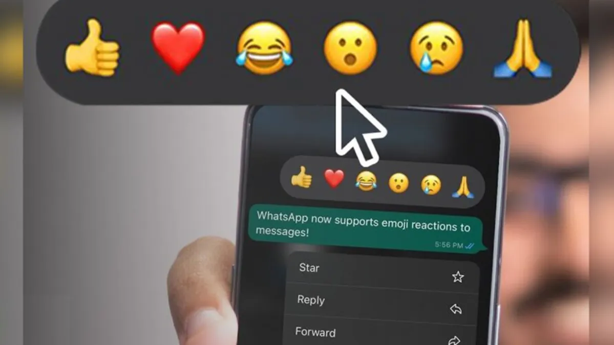 Imagem ilustrativa da notícia WhatsApp deve ganhar novos emojis para reagir; veja quais!