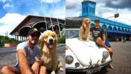 Jesse e Shurastey em Belém, ainda em 2019