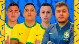 Crepaldi, PHzin, Klinger e Resende representarão o país