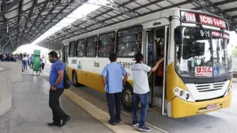 Estação do Mangueirão foi isolada por conta do feto encontrado em um banheiro.