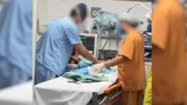Policiais encaminharam o recém-nascido ao hospital onde foi constatado o traumatismo