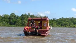 Um corpo foi encontrado pelo Corpo de Bombeiros  nas proximidades da ilha da Barra.