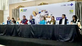 Evento contou com a presença do ministro da Saúde, Marcelo Queiroga, que não chegou a participar de almoço