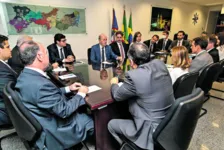 Titular da Sefa, René Sousa participou de audiências com senadores e o STF em Brasília