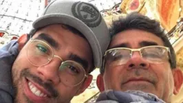 Gabriel Diniz e o pai Cizinato: saudades