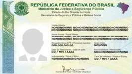 Novo modelo de identidade 2022