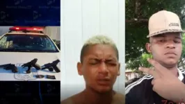 Em poder da dupla, os policiais encontraram três armas de fogo