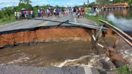 Trecho da BR-316 continua interditado.