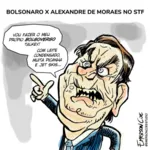 Imagem ilustrativa da notícia Bolsonaro X Alexandre de Moraes no STF