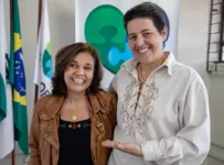 Claudia Rodrigues com sua ex-empresária, Adriane Bonato