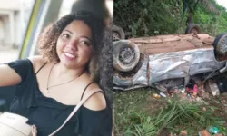 Julia Nayara de Sousa Araújo, de 27 anos, morreu no acidente.