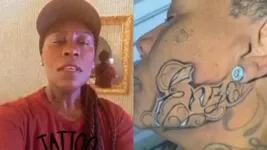 Pepê admitiu ter se arrependido de tatuar os nomes dos filhos no rosto.