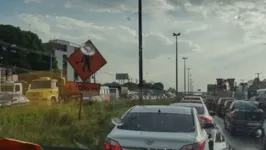 No início do mês de junho, o trecho passou pelas mesmas obras no sentido contrário
