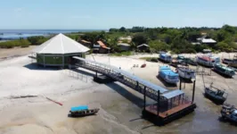 A estrutura na praia da frente de Algodoal vai assegurar maior conforto e segurança para moradores e turistas.