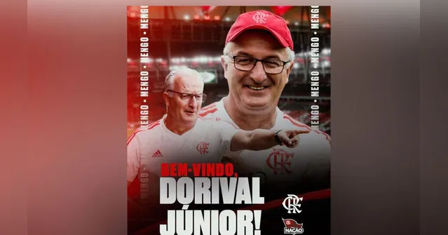 Imagem ilustrativa da notícia Flamengo oficializa contratação do técnico Dorival Júnior