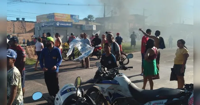 Imagem ilustrativa da notícia Vídeo: moradores protestam na av. Independência nesta manhã