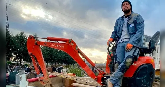 Imagem ilustrativa da notícia Brasileiro bomba no tiktok mostrando trabalho em cemitério 