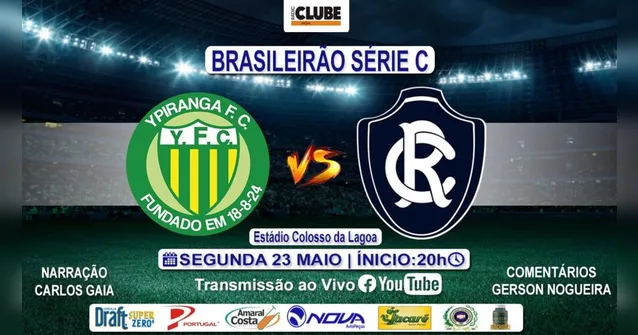 Imagem ilustrativa da notícia Tem Jogo no DOL! Ypiranga e Clube do Remo pela Série C