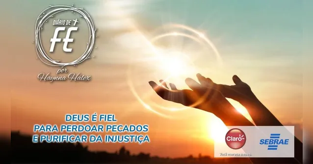 Imagem ilustrativa da notícia Deus é fiel para perdoar pecados e purificar da injustiça