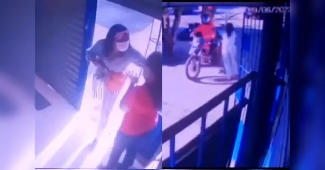 Imagem ilustrativa da notícia Vídeo: casal rende funcionária e assalta casa lotérica 