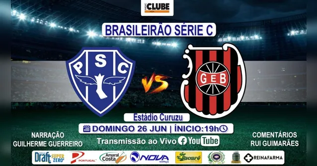 Imagem ilustrativa da notícia Tem Jogo no DOL! Ouça Paysandu X Brasil-RS