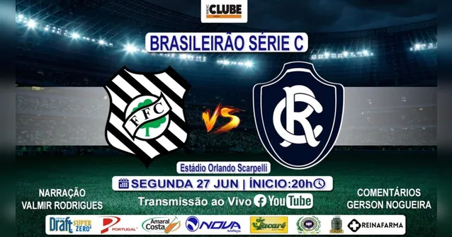 Imagem ilustrativa da notícia Tem Jogo no DOL! Ouça Figueirense-SC X Clube do Remo
