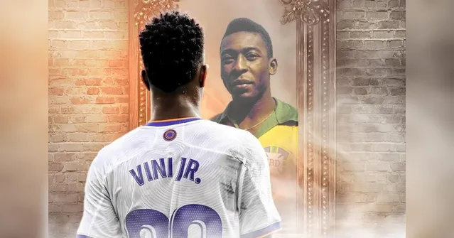 Imagem ilustrativa da notícia Pelé exalta Vinicius Junior por gol do título do Real Madrid 