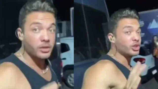 Imagem ilustrativa da notícia Vídeo: Wesley Safadão dá piti após show: "não encosta, não"