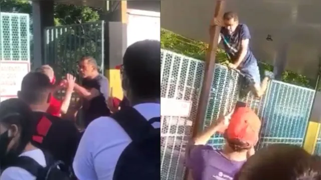 Imagem ilustrativa da notícia Vídeo: servidores entram em confusão na Escola da UFPA