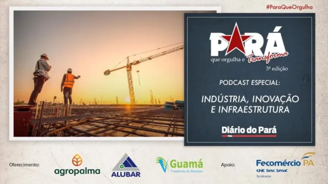 Imagem ilustrativa da notícia DOLCast: indústria, inovação e infraestrutura no Pará; ouça!
