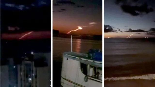 Imagem ilustrativa da notícia Vídeo: luz misteriosa chama atenção nos céus do Pará 