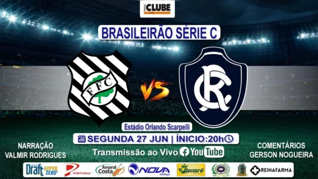 Imagem ilustrativa da notícia Tem Jogo no DOL! Ouça Figueirense-SC X Clube do Remo