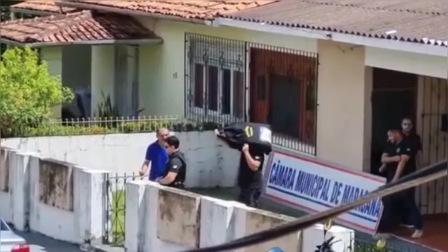Imagem ilustrativa da notícia Vídeo: Presidente da Câmara Municipal de Maracanã é preso