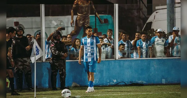 Imagem ilustrativa da notícia Para volante, torcida do Paysandu faz a diferença na Curuzu