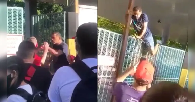 Imagem ilustrativa da notícia Vídeo: servidores entram em confusão na Escola da UFPA