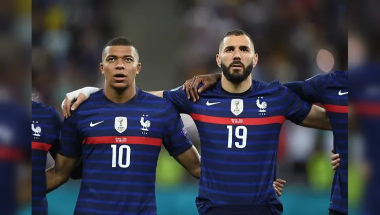 Imagem ilustrativa da notícia Com Mbappé e Benzema, França será rival duro no Mundial